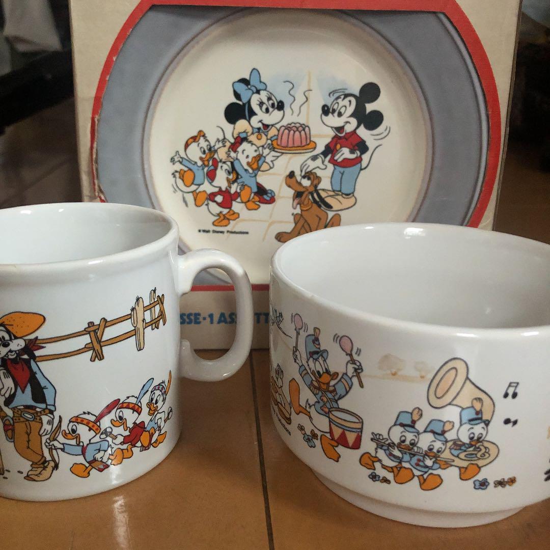 kiln craft  ディズニー 3点セット　マグカップ　ボール レトロ