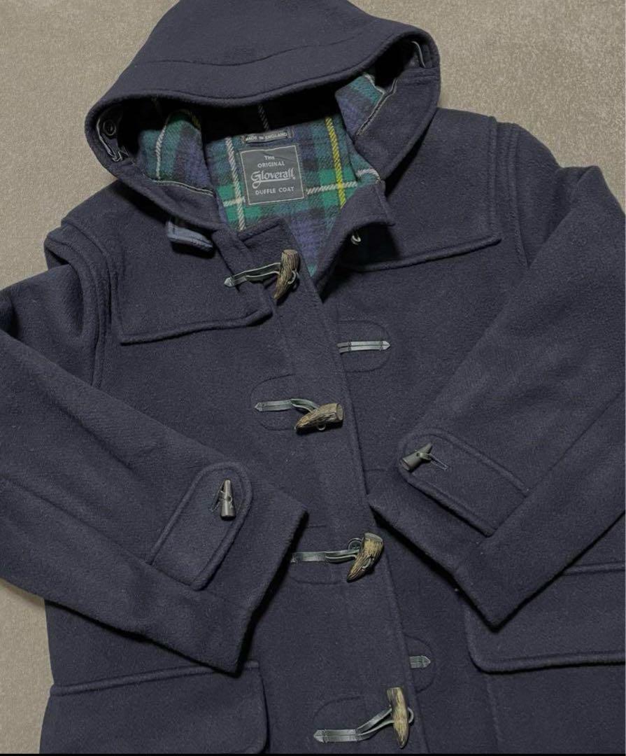 gloverall グローバーオール　ダッフルコート　ネイビー