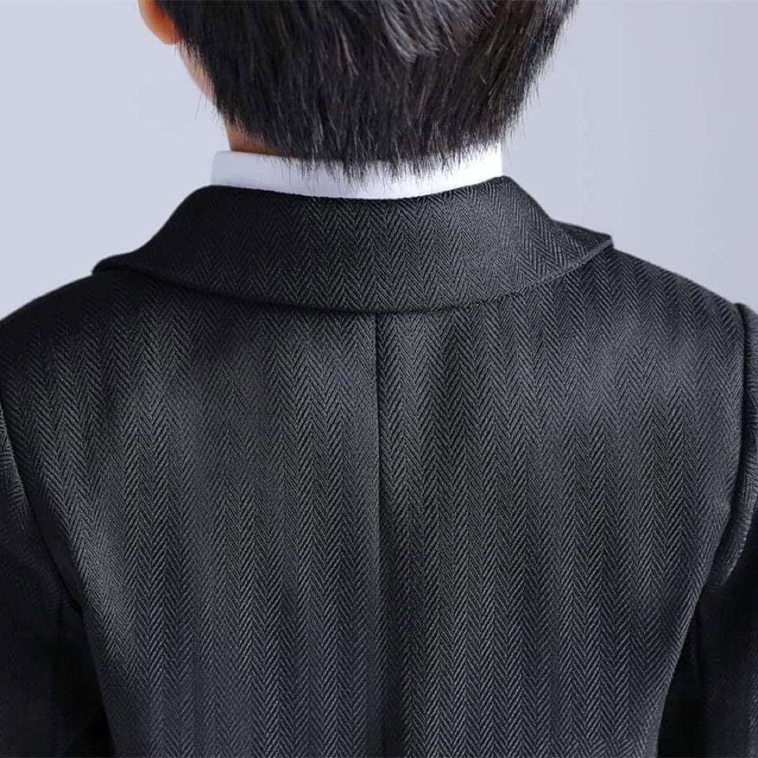 厳選✨【フォーマルスーツ7点セット】 140サイズ ブラック 7点セット