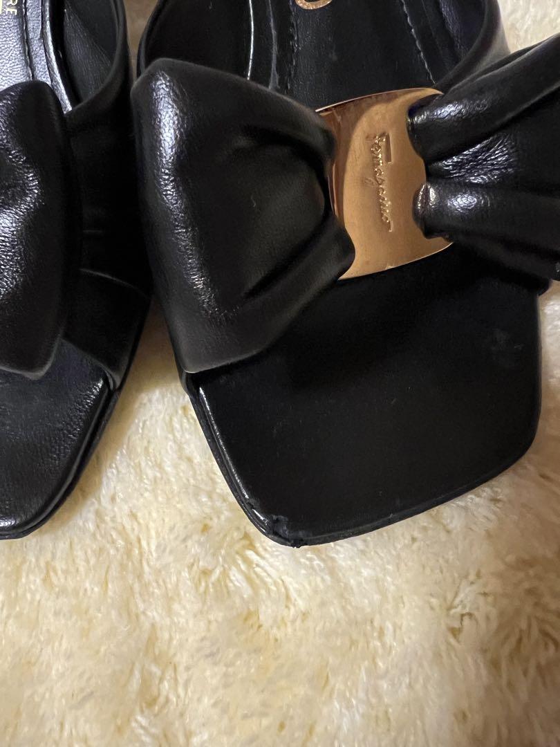 ゆ*ぺ様 ●Ferragamo●ミュール　サンダル　ALUDRA55　黒 imgrc0124176360.jpg