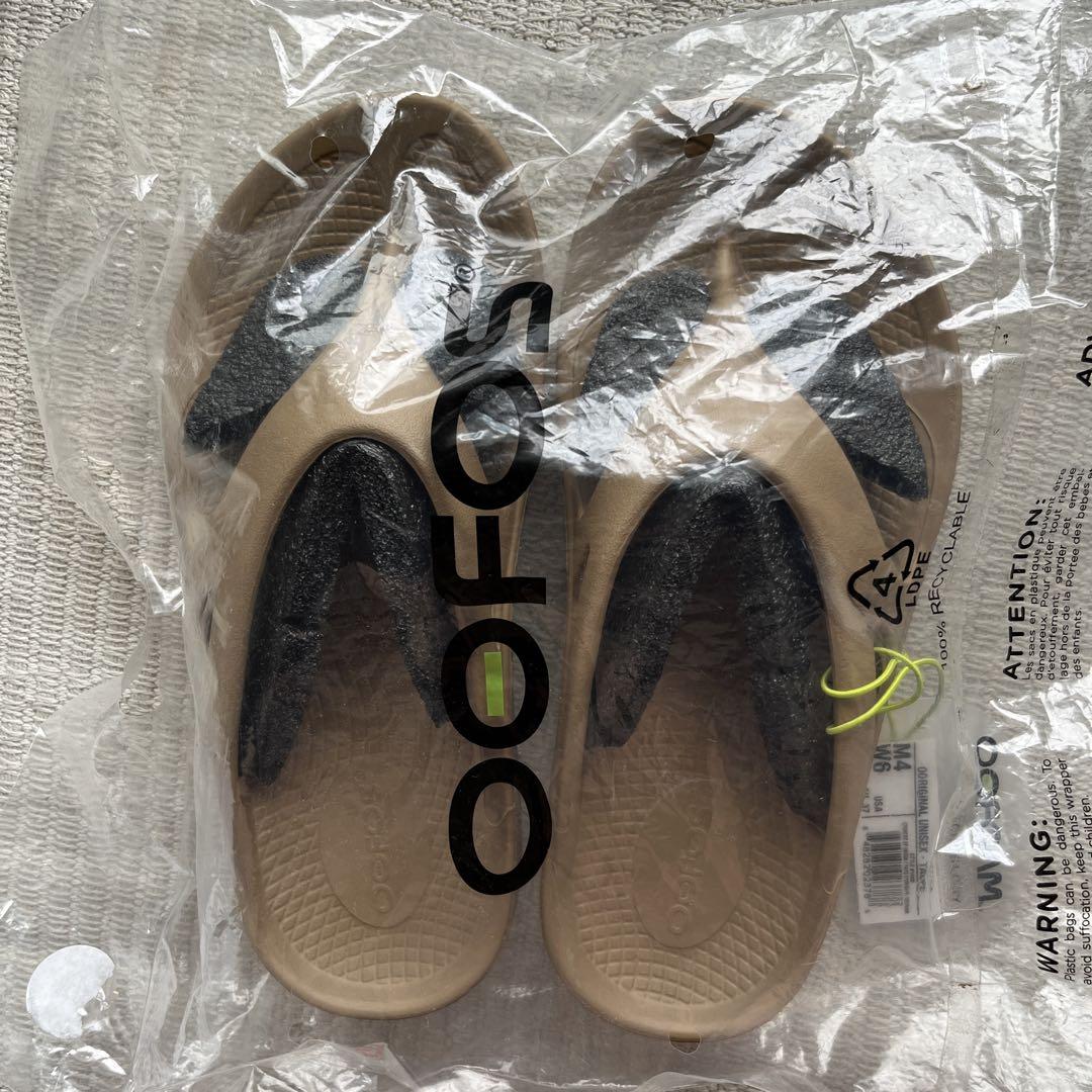 新品 OOFOS ウーフォス OOriginal リカバリーサンダル トープ