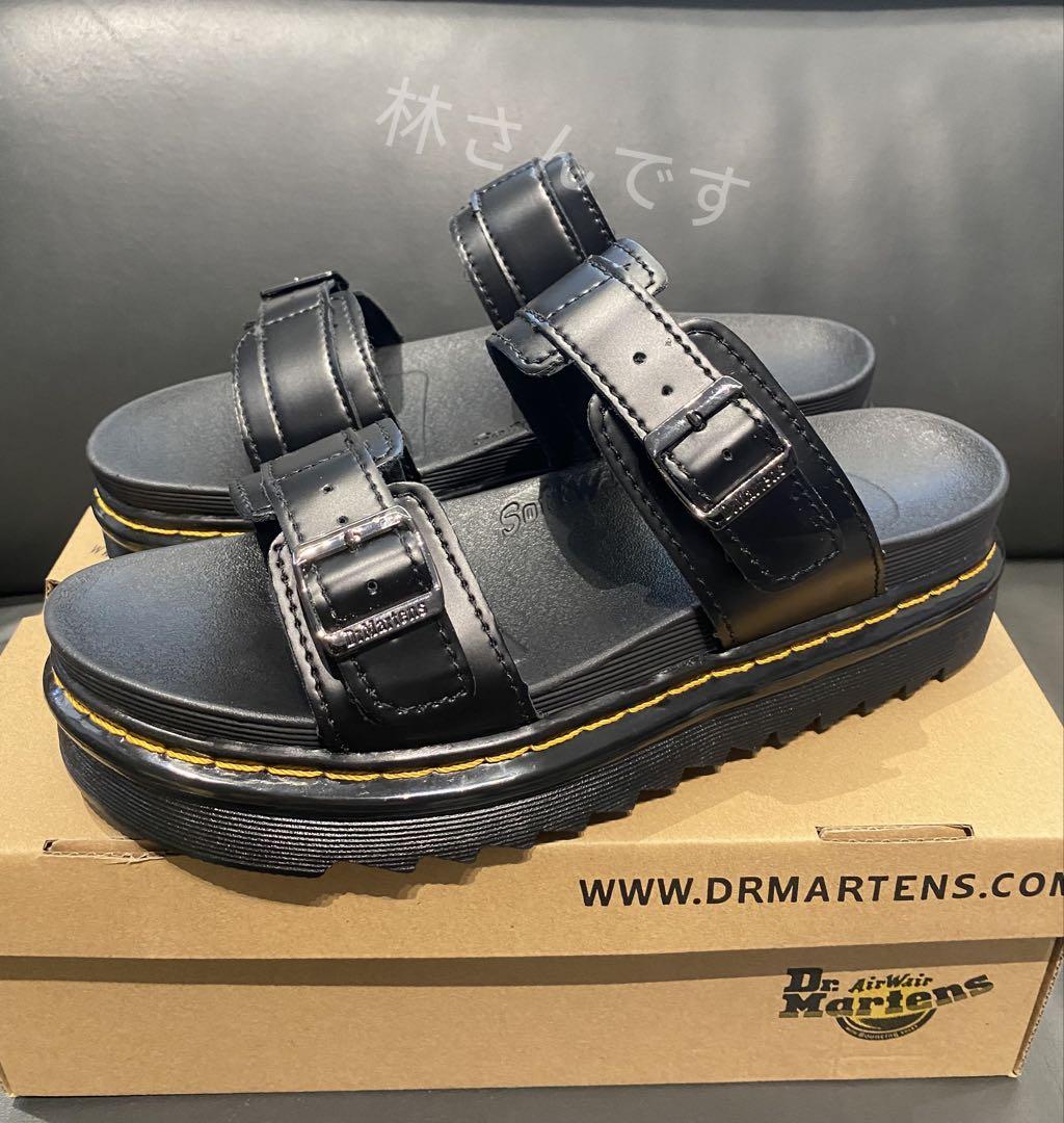 【レビューで送料無料】 新品 未使用 Dr.Martens 厚底サンダル ブラック 男女兼用 - メルカリ 靴