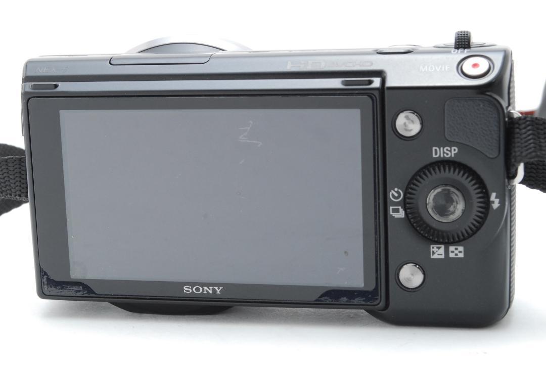 検品済み Sony Alpha NEX-5 ブラック ケース、フード付 #27
