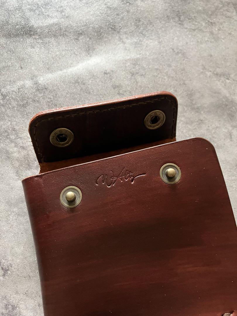 上質なヌメ革で作ったスマートなお財布を