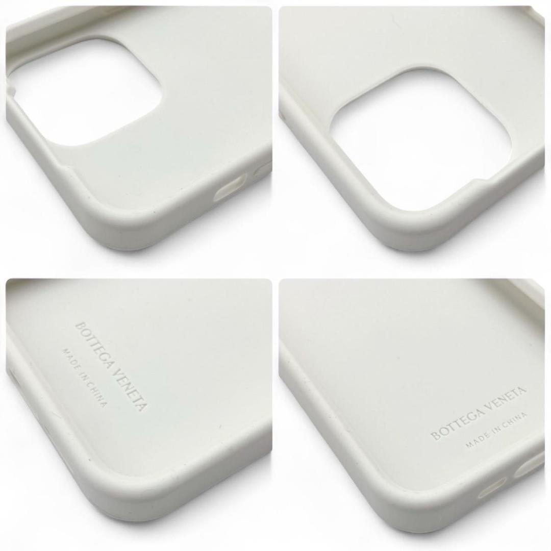 未使用級✨BOTTEGA VENETA iPhone13Pro ケース ホワイト - メルカリ