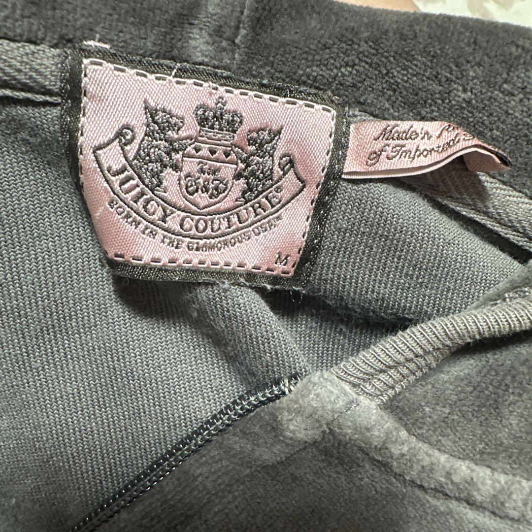 juicy couture ベロアパーカー ラインストーン