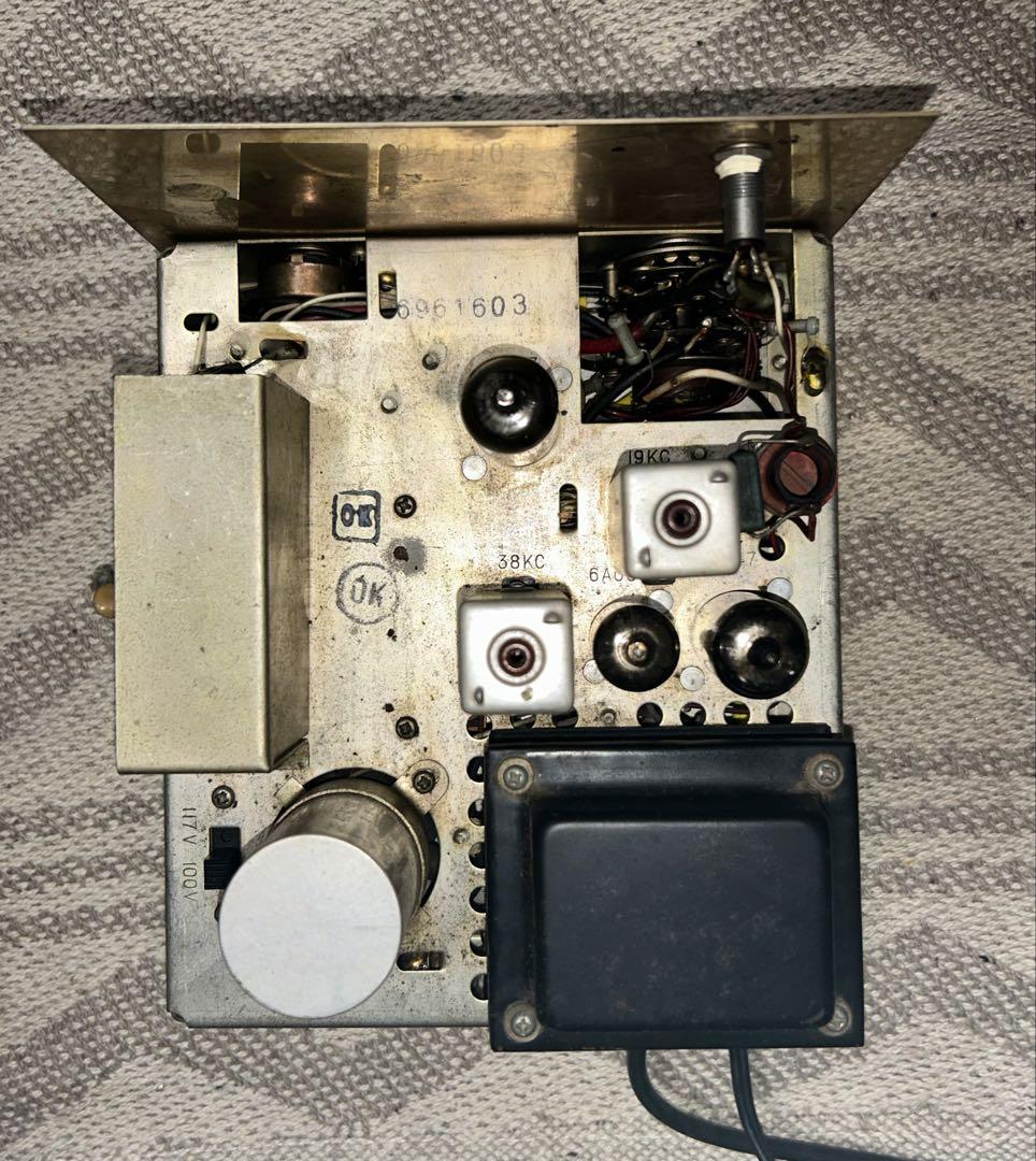 TRIO FM真空管ラジオFM-108と同MPX真空管アダプターAD-5のセット