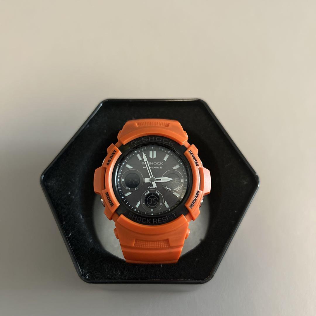 G-SHOCK AWG-M100MR レスキューオレンジ ソーラー