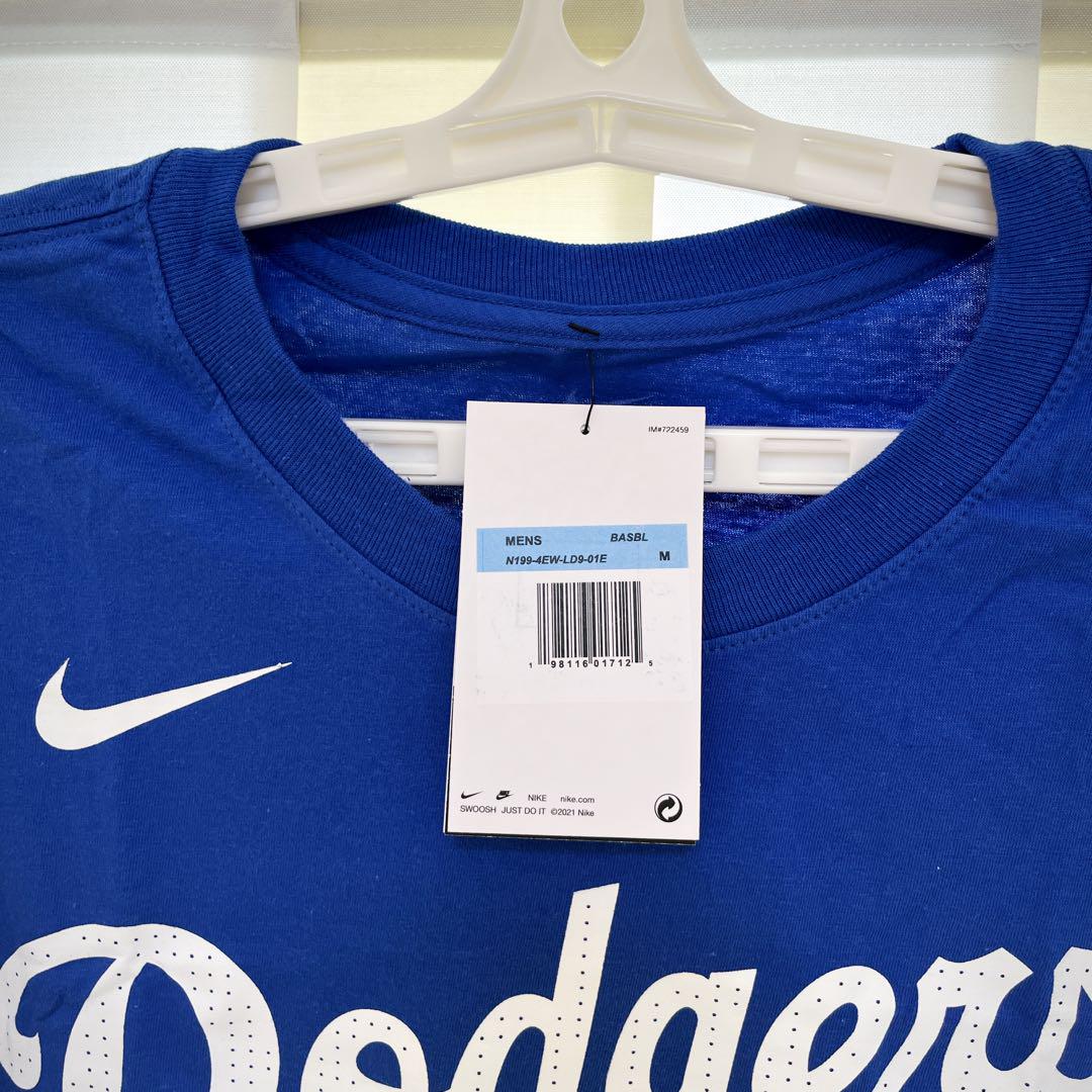 【新品未使用】LAドジャース 応援グッズ　大谷翔平　ナイキ T シャツ　メンズM