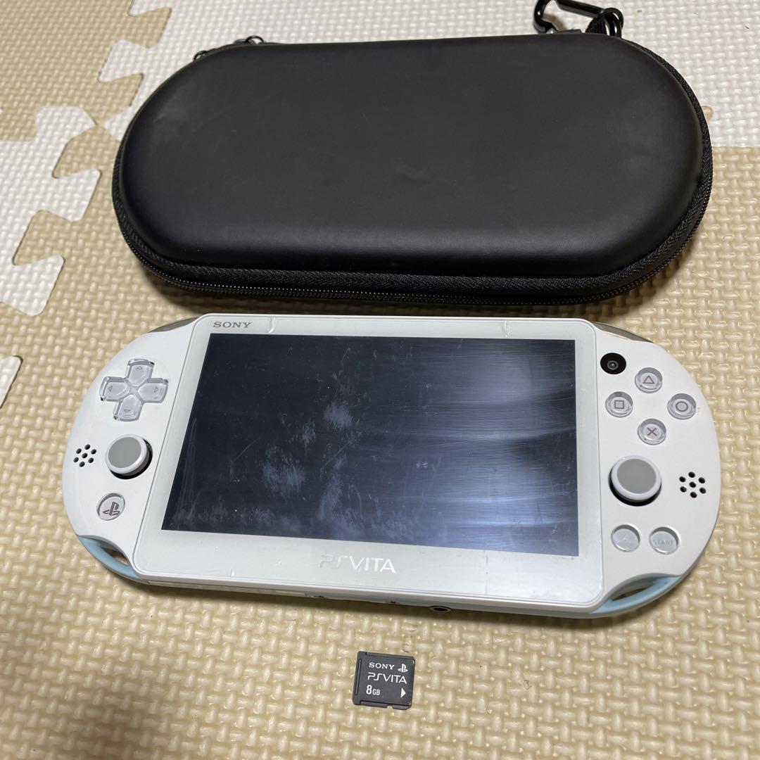 ⭕️良品　psvita  2000 ライトブルー　メモリー8GB付き　動作ok