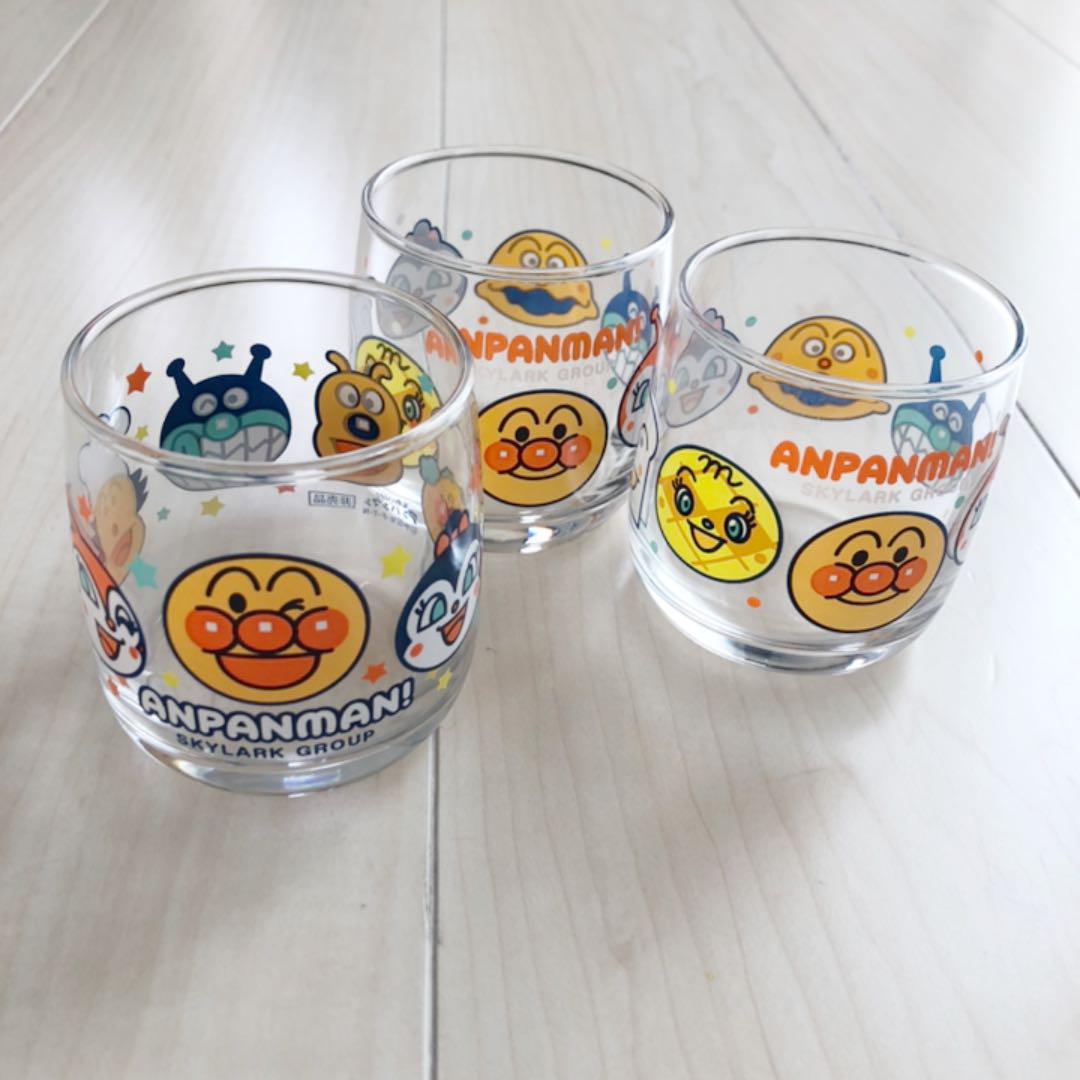 アンパンマン コップ３つ⭐︎美品⭐︎