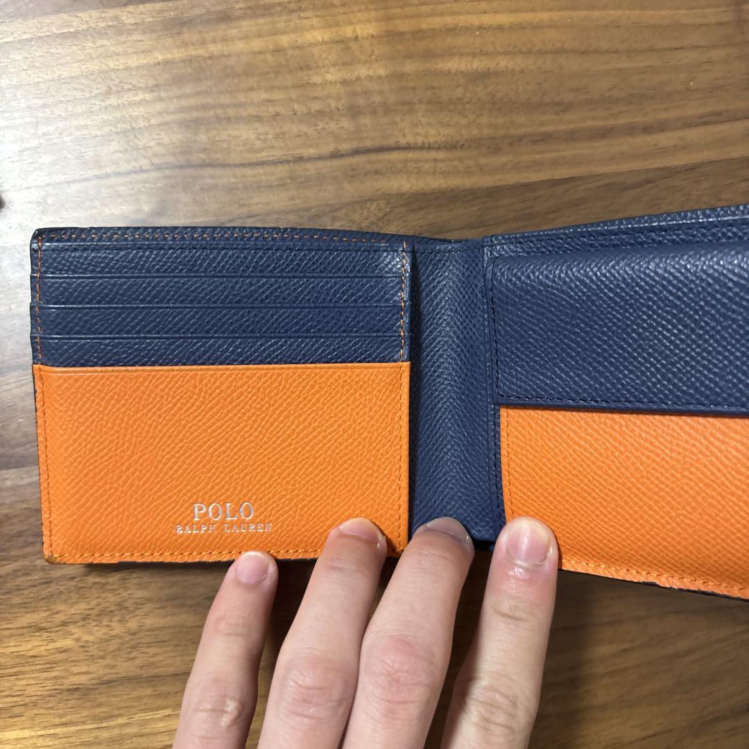 Polo Ralph Lauren 二つ折り財布 ネイビー(最終値下げ)