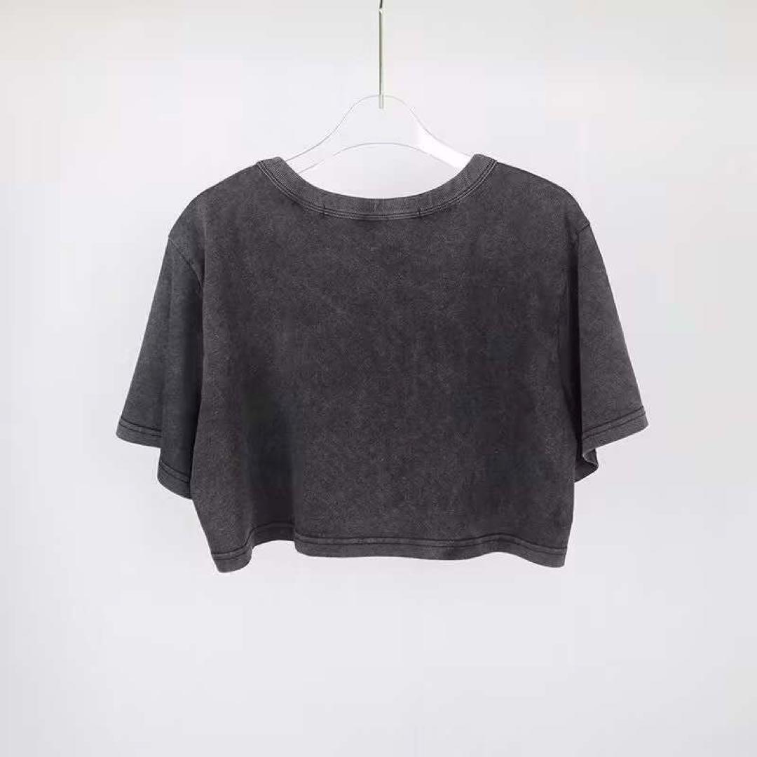 alexanderwang クロップドTシャツ グレー - メルカリ