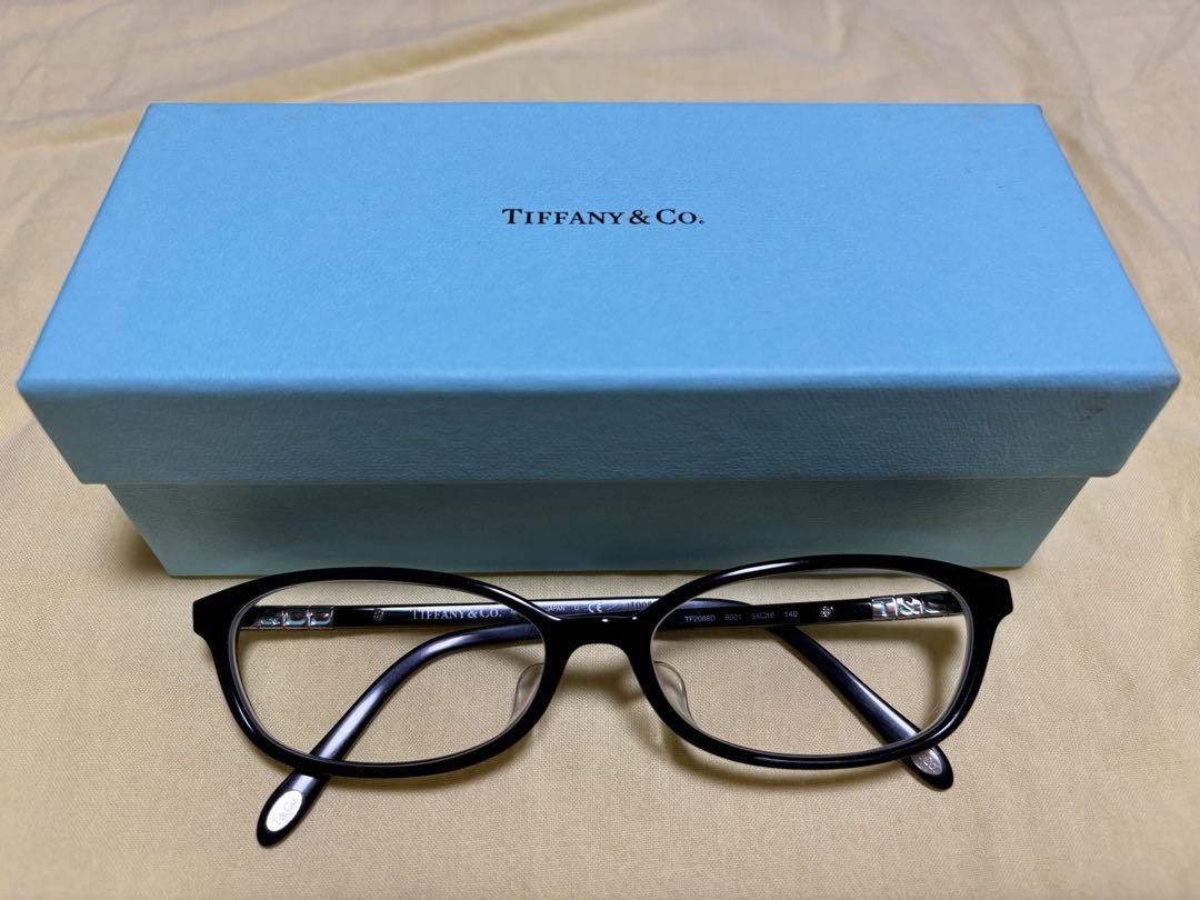Tiffany & Co. ブラックフレーム メガネ TF2088D美品