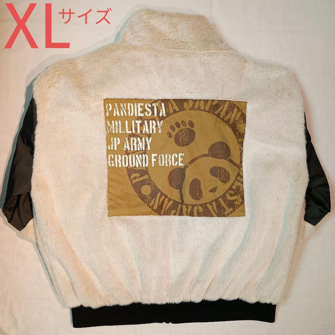 << 新品未使用品 >> パンディエスタ フェイクファースタンドブルゾン XLジャケット・アウター