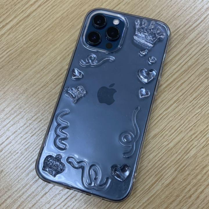 iPhone スマホカバー デコ 硬質ケース レジン ハンドメイド