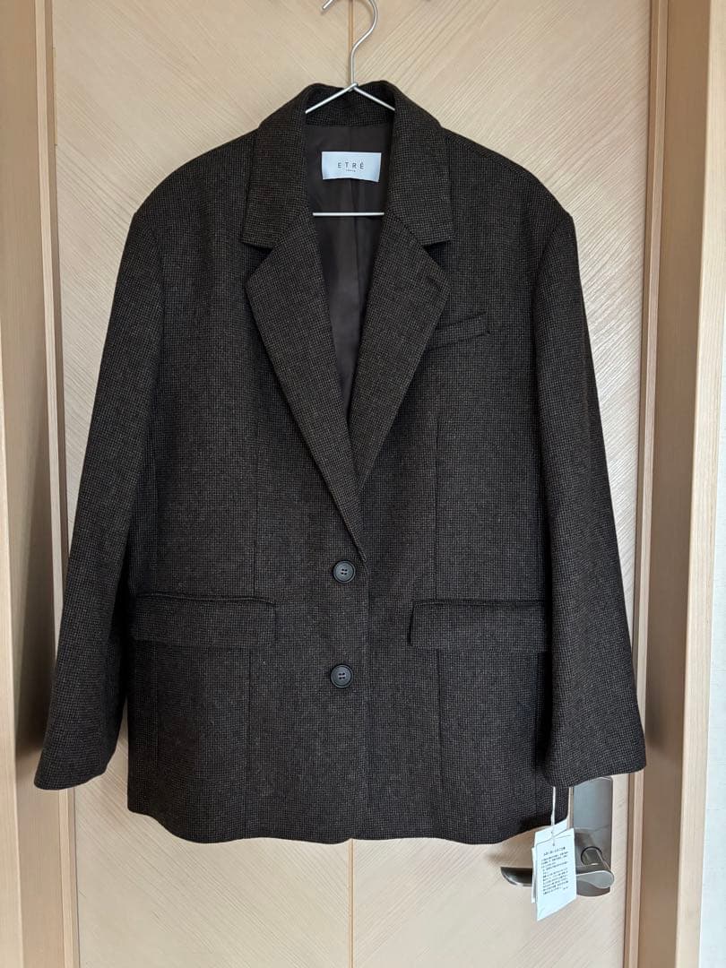 新品 ETRE TOKYO チェックツィードセットアップ