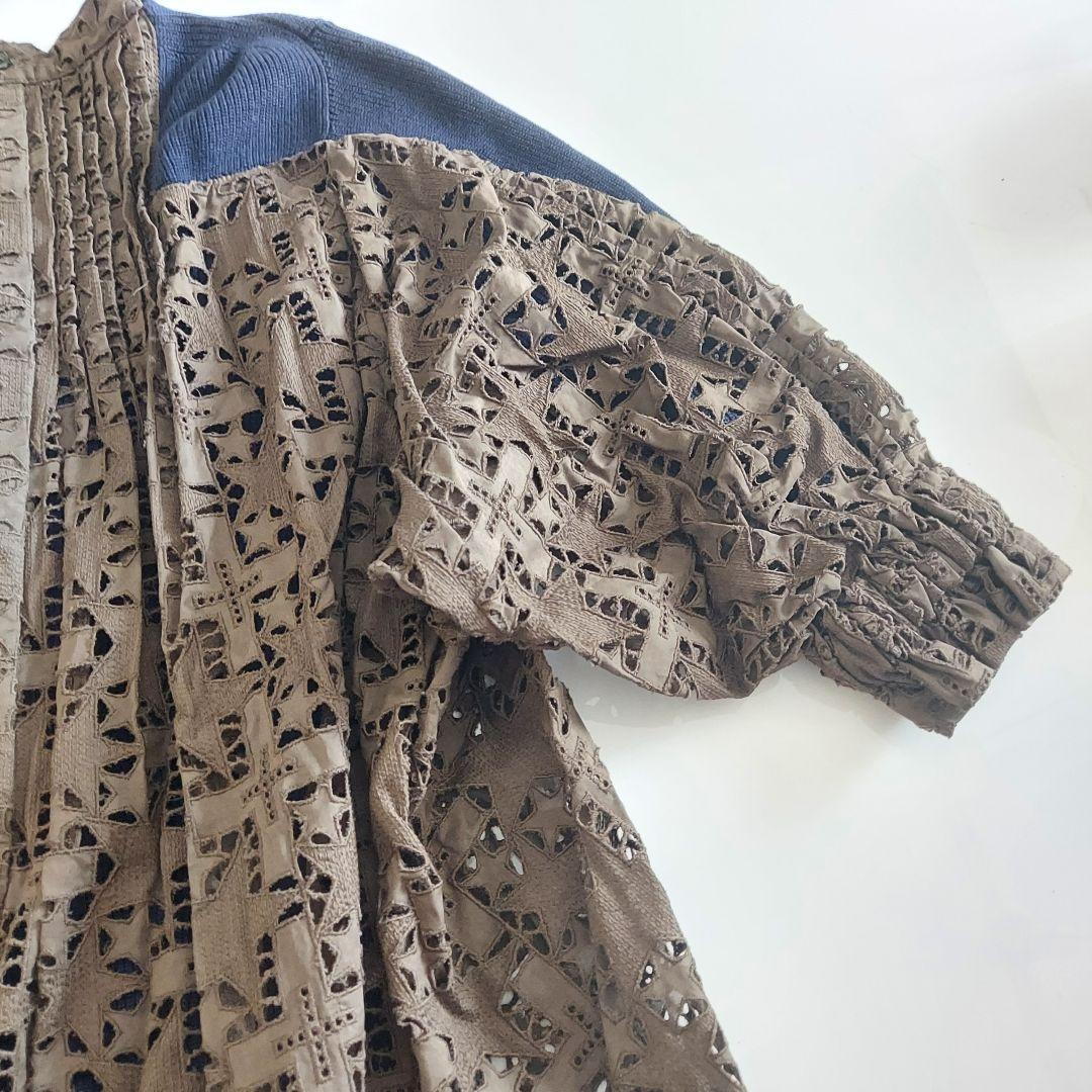 新品サカイ　エンブロイダリーレースニットプルオーバー sacai