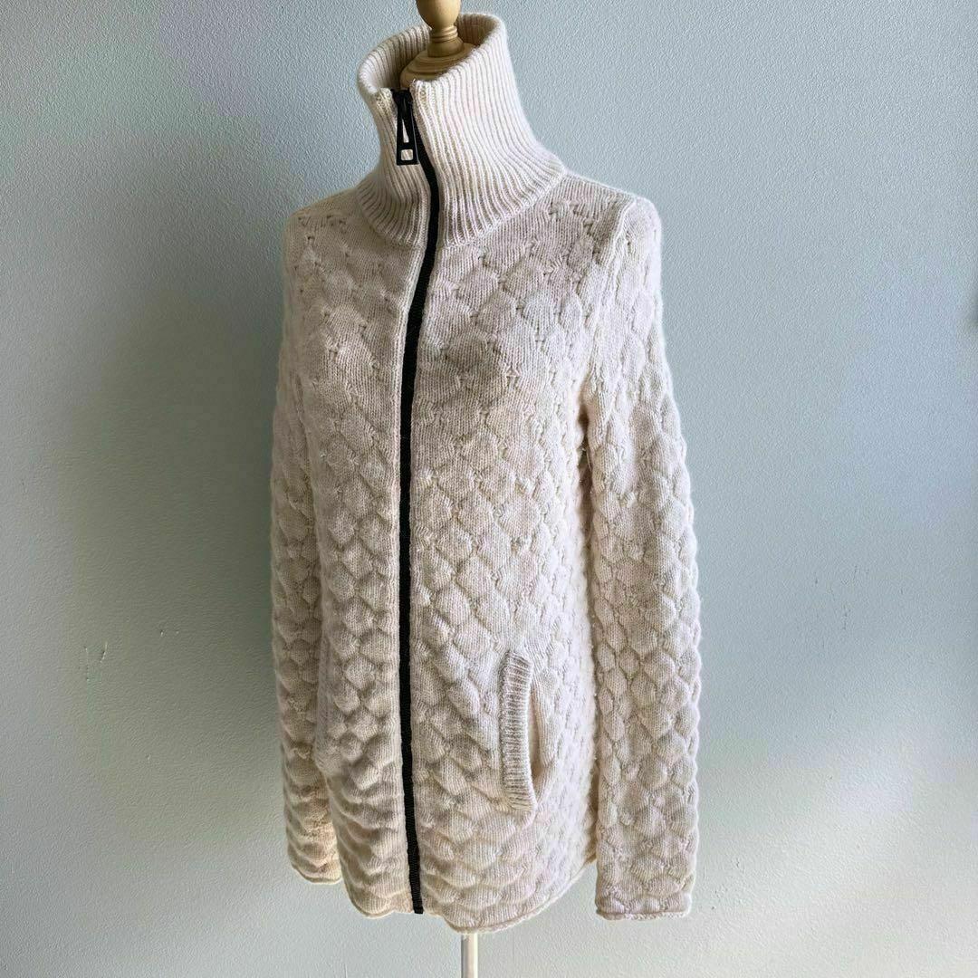 ZADIG VOLTAIRE フルジップ ハイネックニット アルパカ混 SS Zadig Voltaire