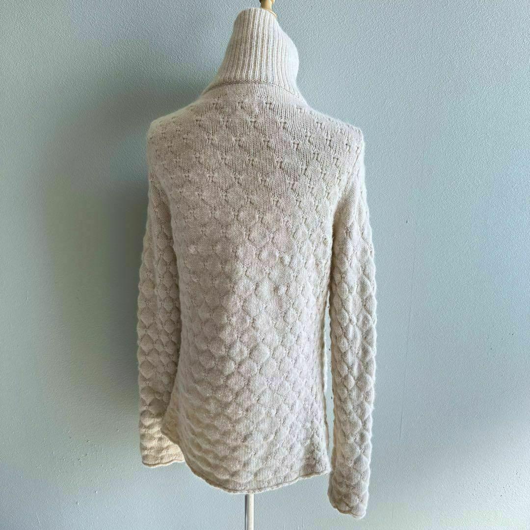 ZADIG&VOLTAIRE フルジップ　ハイネックニット　アルパカ混　S