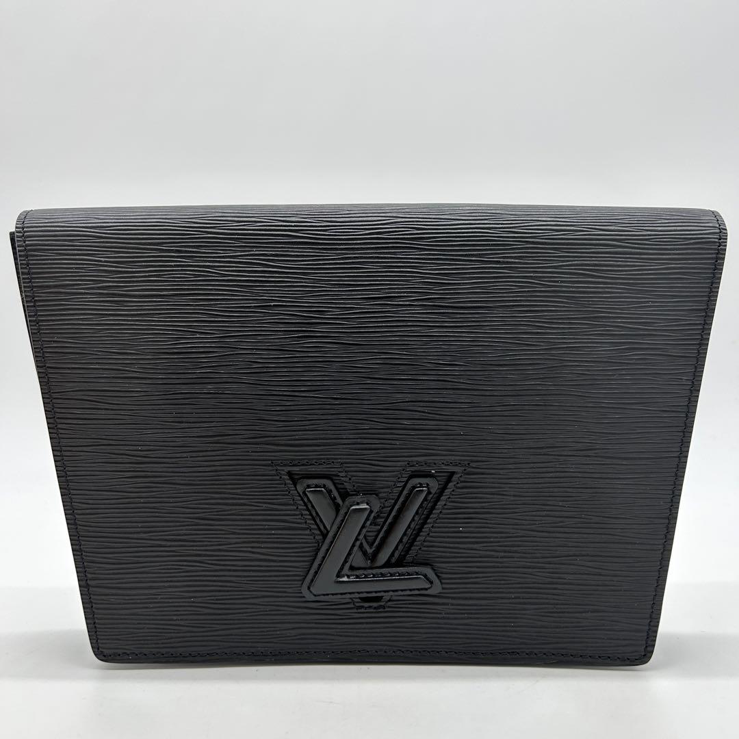 【美品】ルイヴィトン エピ トラペーズ クラッチ セカンドバッグ レザー 黒