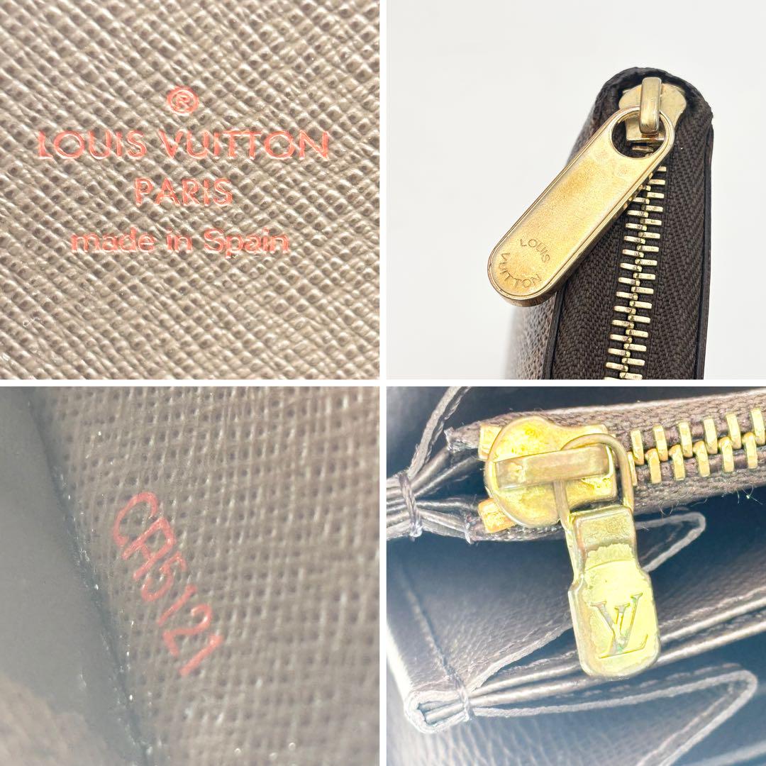 ★LOUIS VUITTON　ルイ・ヴィトン　ダミエ　ジッピーウォレット　長財布