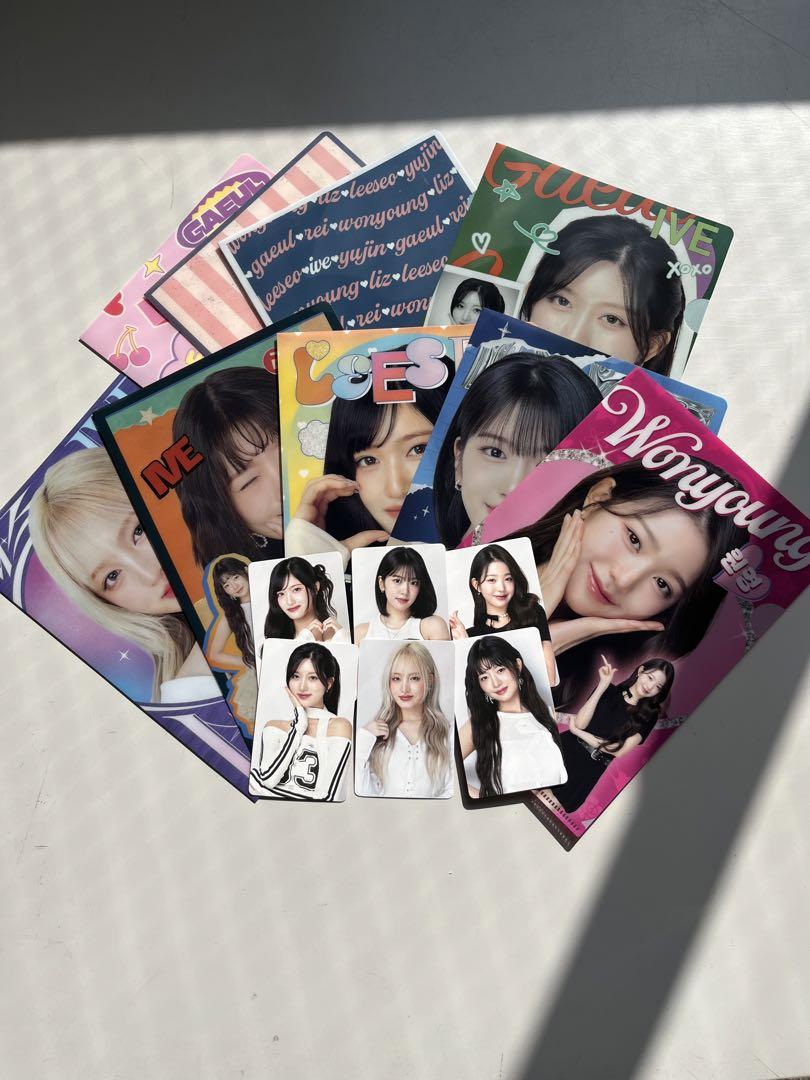 IVEライブ2025 クリアファイル9種&トレカ6種類アイドル