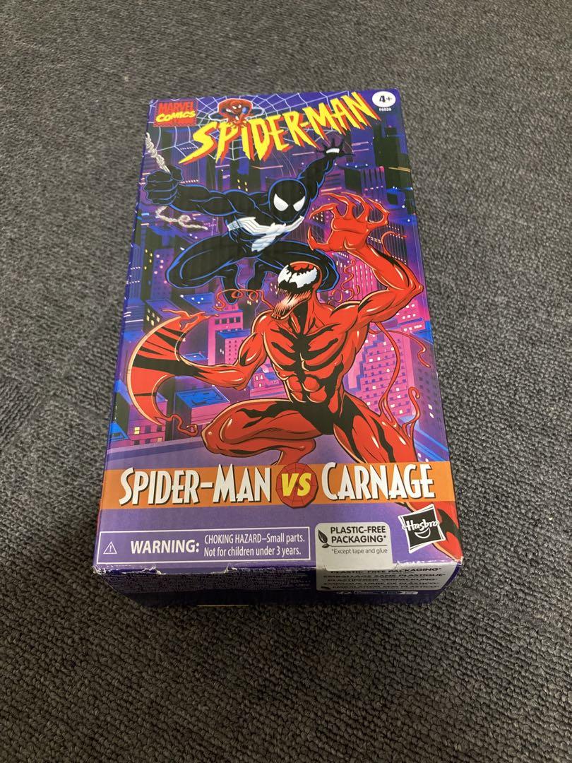 マーベルレジェンド　スパイダーマン　カーネイジ　VHS 2パック