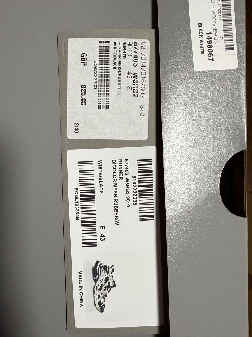 balenciaga runner スニーカー 43 バレンシアガ