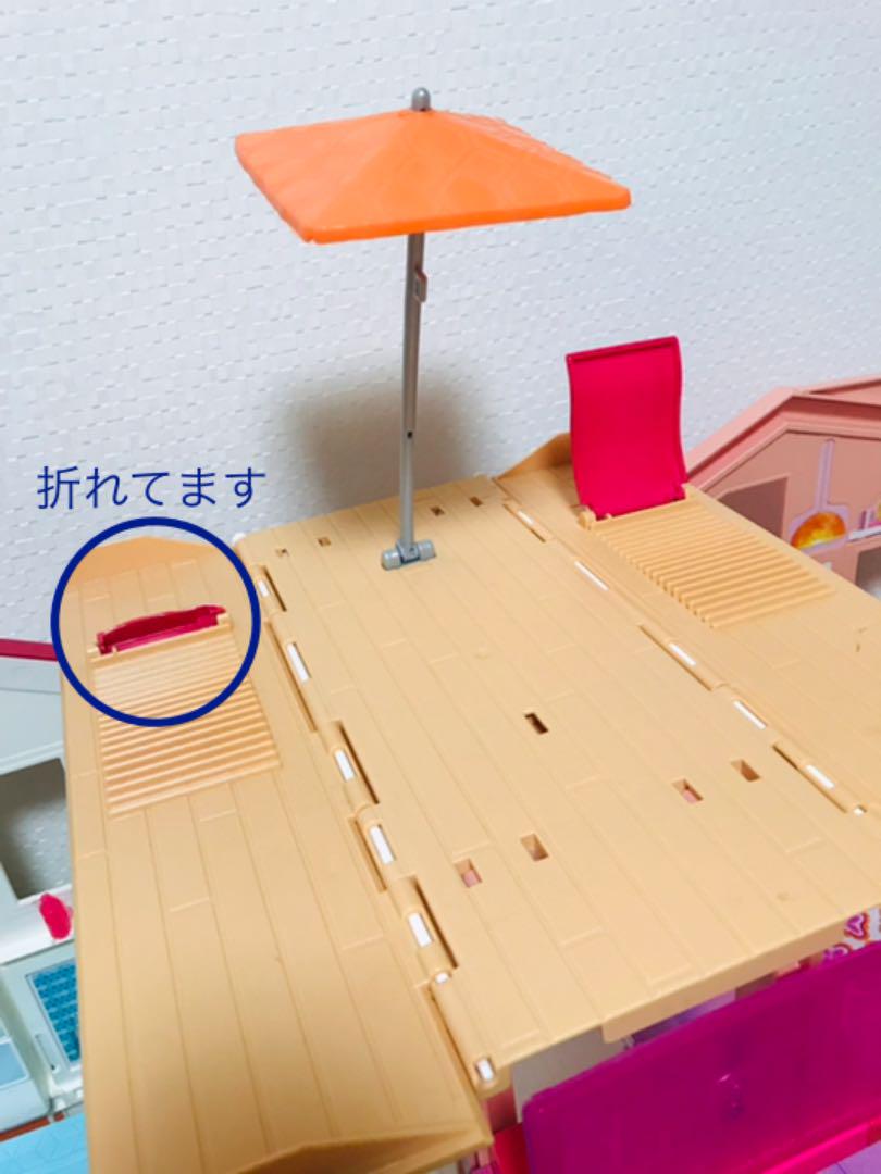 お得品質保証 バービーハウス 美容院 バービー人形付き Zbyqi-m96514191204 バービータウン ピンクパスポート お買い得定番