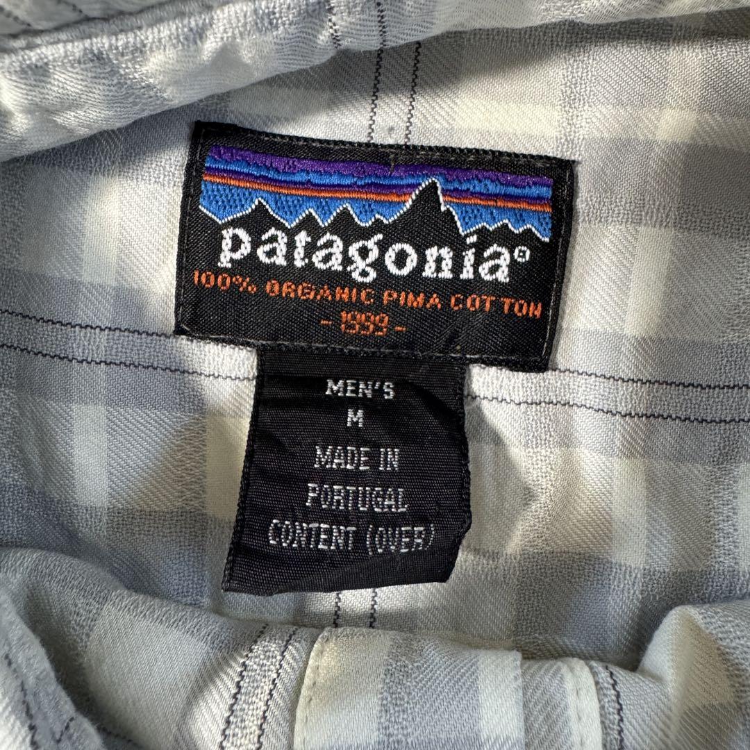 patagonia 90s ポルトガル製 plaid コットンチェックシャツ