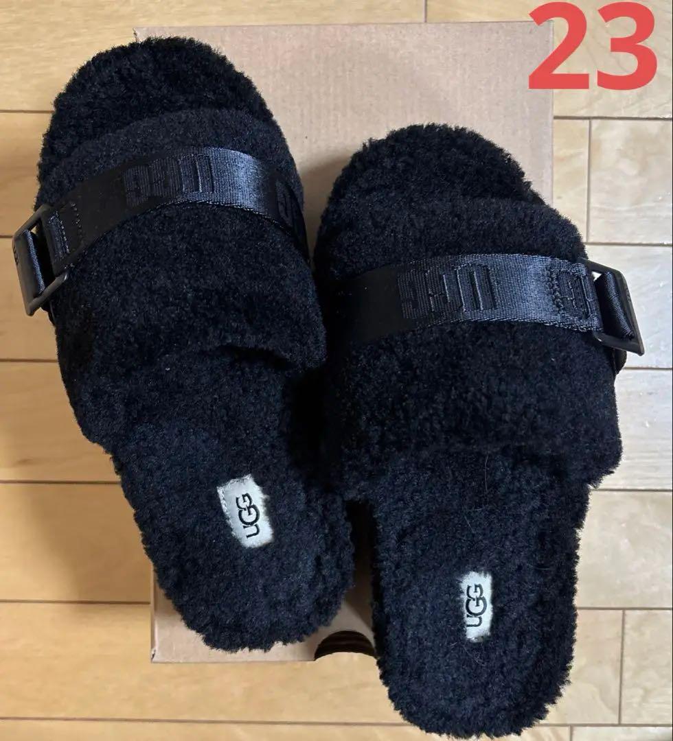UGG フラッフィータFluffita ブラック 　大人気完売品　サイズ6 新品