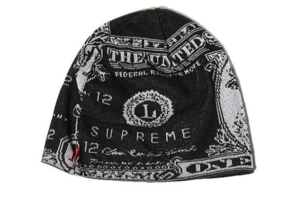 21AW シュプリーム ダラー ビーニー ニット帽 FREE