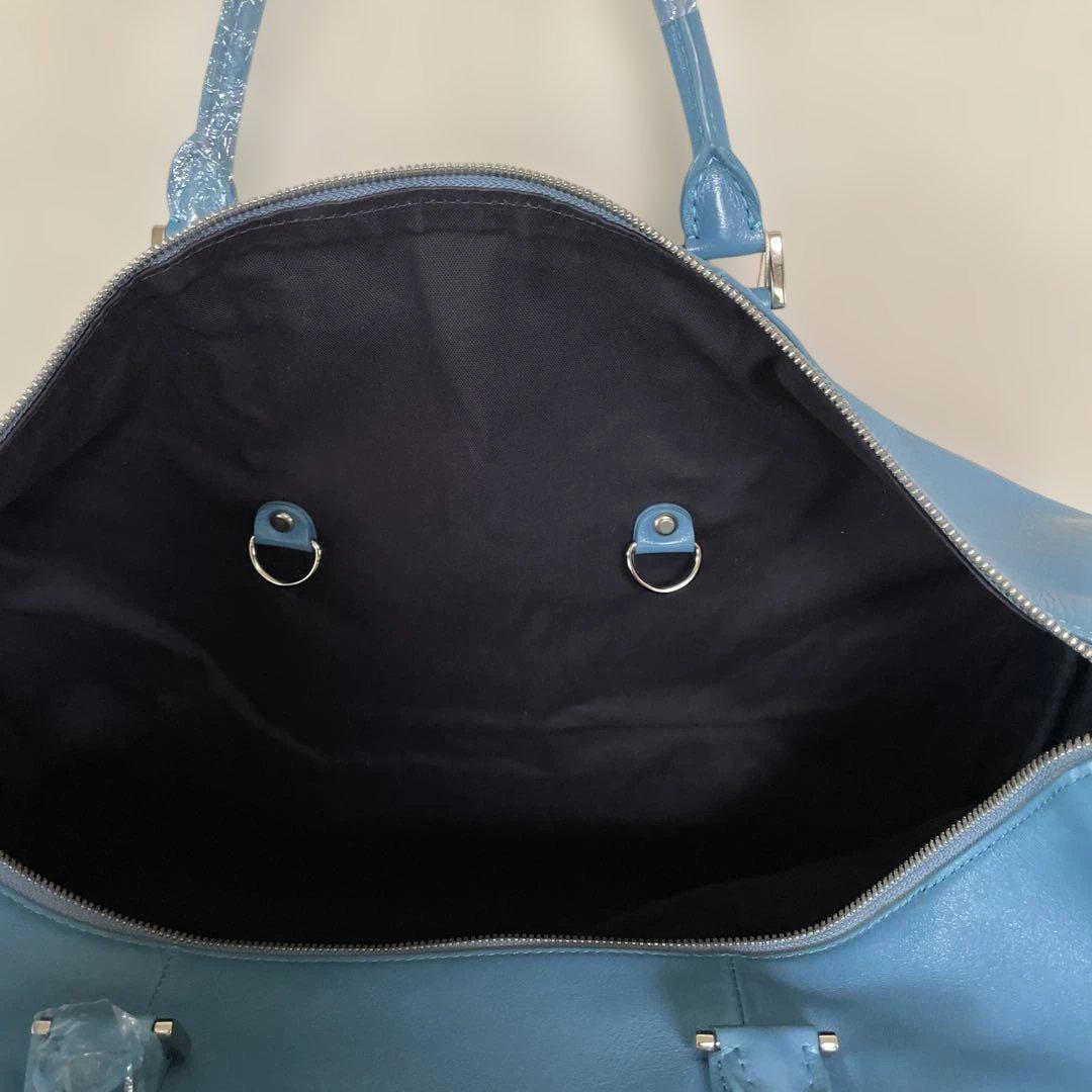 ［新品］国産本革ボストンバッグ 、インナーポーチ、ショルダーストラップ付き