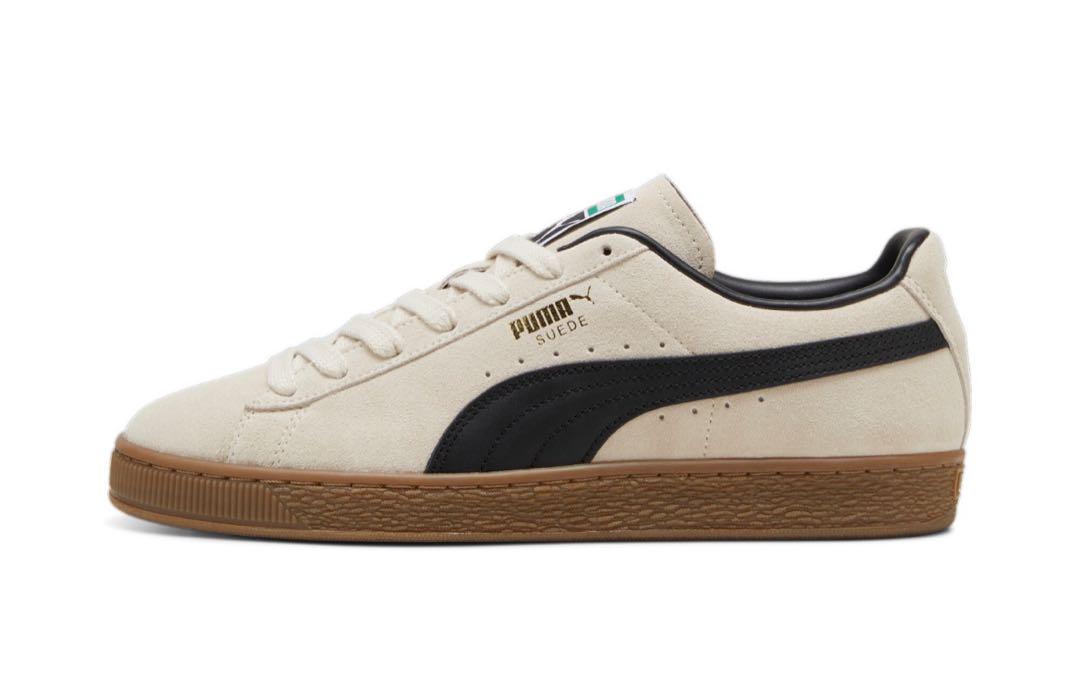 Puma Suede ベージュ/ブラック スニーカー