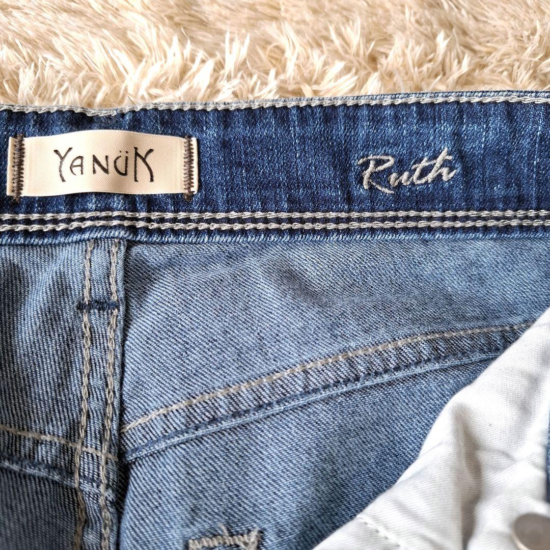 YANUK ヤヌーク RUTH リアリーライトスリムテーパードデニムパンツ 23