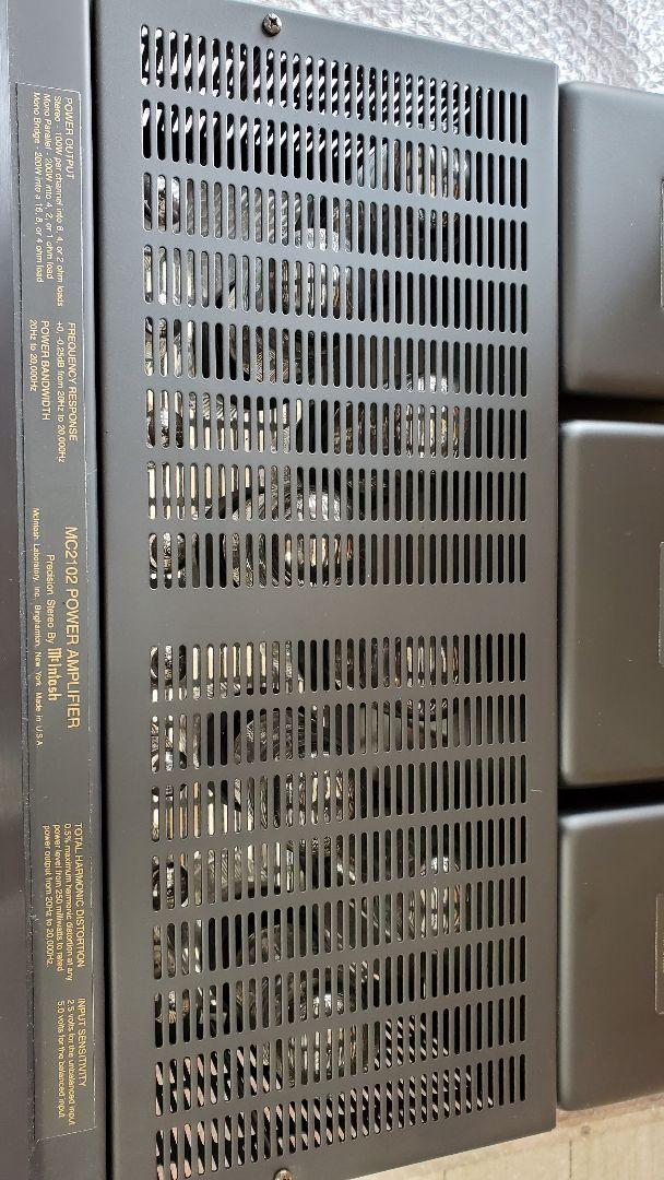ColaMac様 マッキントッシュ 真空管 箱有 lsZFO-m96520351168 希少 使用少 MC2102 高品質新品