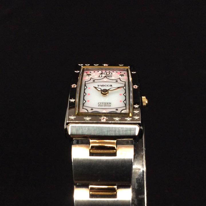 数量限定低価 CITIZEN シチズンWicca ウィッカエコドライブ コンビカラー B023 8Xi74-m96521566958 低価正規店
