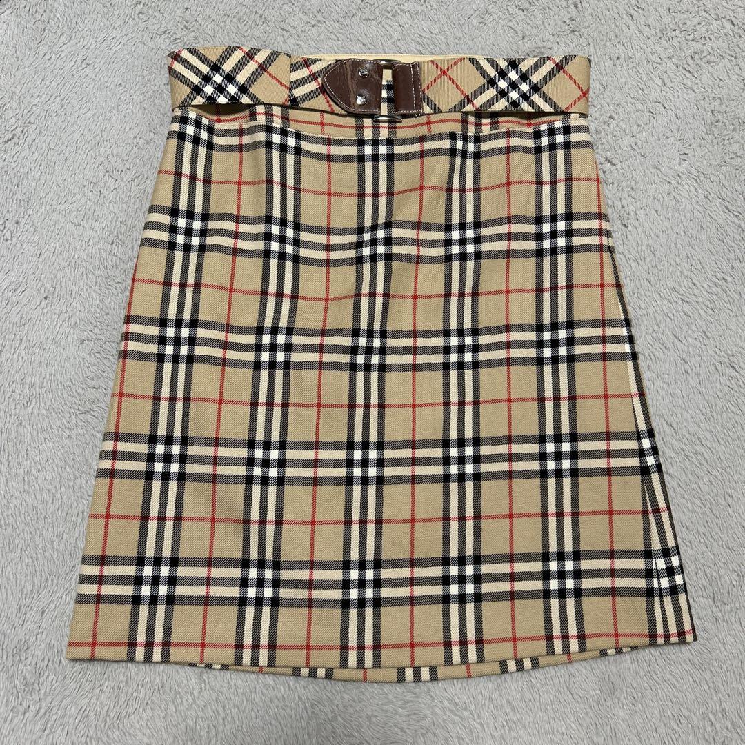 美品BURBERRY バーバリーブルーレーベル ノバチェック
