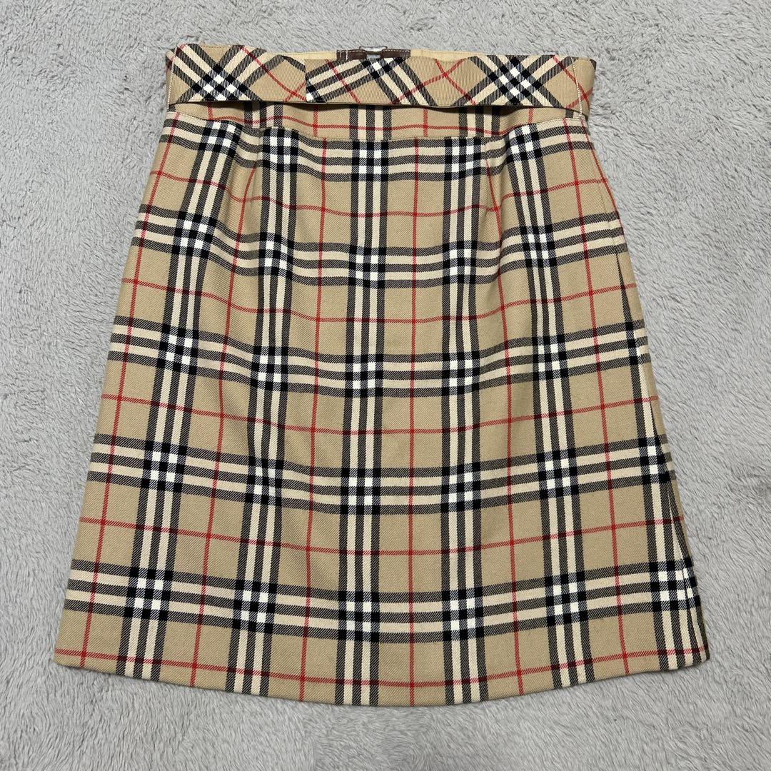 美品BURBERRY バーバリーブルーレーベル ノバチェック