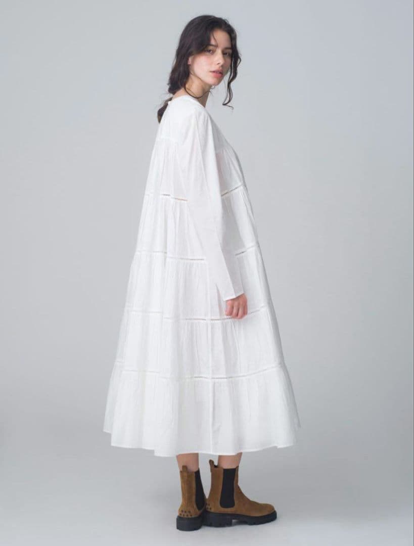 美品 マーレット ロングワンピース 春服 ティアード 夏服 ロンハーマン 別注 美品 マーレット ロングワンピース 春服 ティアード 夏服 ロン