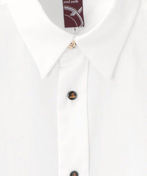 人気ショップ 50周年 スパゲッティ ボタン 白 シャツ Paul Smith ポールスミス 06VMX-m96526663080 新品定番人気