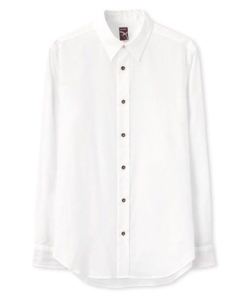 人気ショップ 50周年 スパゲッティ ボタン 白 シャツ Paul Smith ポールスミス 06VMX-m96526663080 新品定番人気