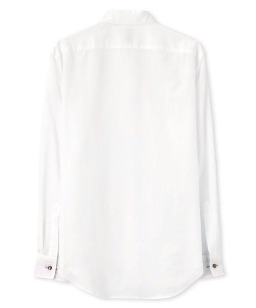 人気ショップ 50周年 スパゲッティ ボタン 白 シャツ Paul Smith ポールスミス 06VMX-m96526663080 新品定番人気