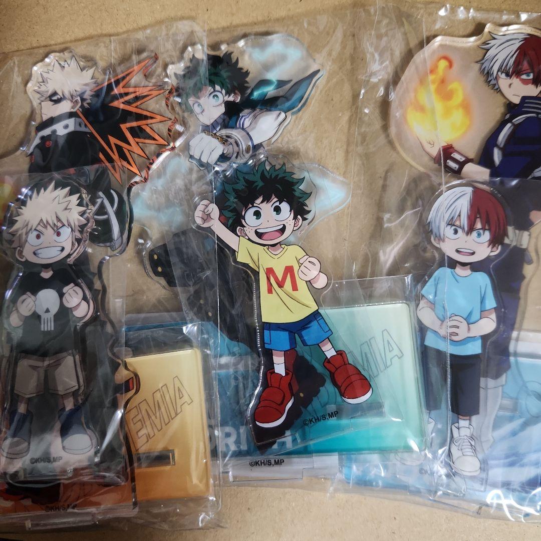 人気新品入荷 緑谷出久 3点セット 爆豪勝己 アクリルスタンド 轟焦凍 コミック・アニメ