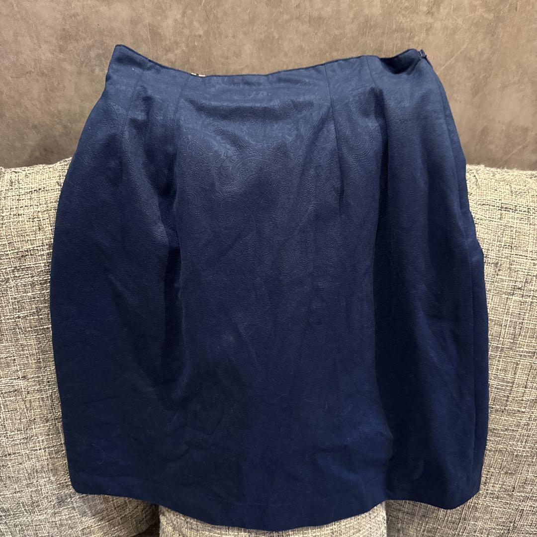 Henze Golf ネイビー パンツスカート ベルト付き