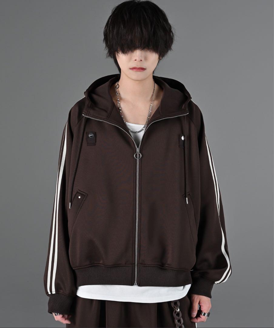 line sleeve track zip parker jacket（ブルゾン）｜ADRER