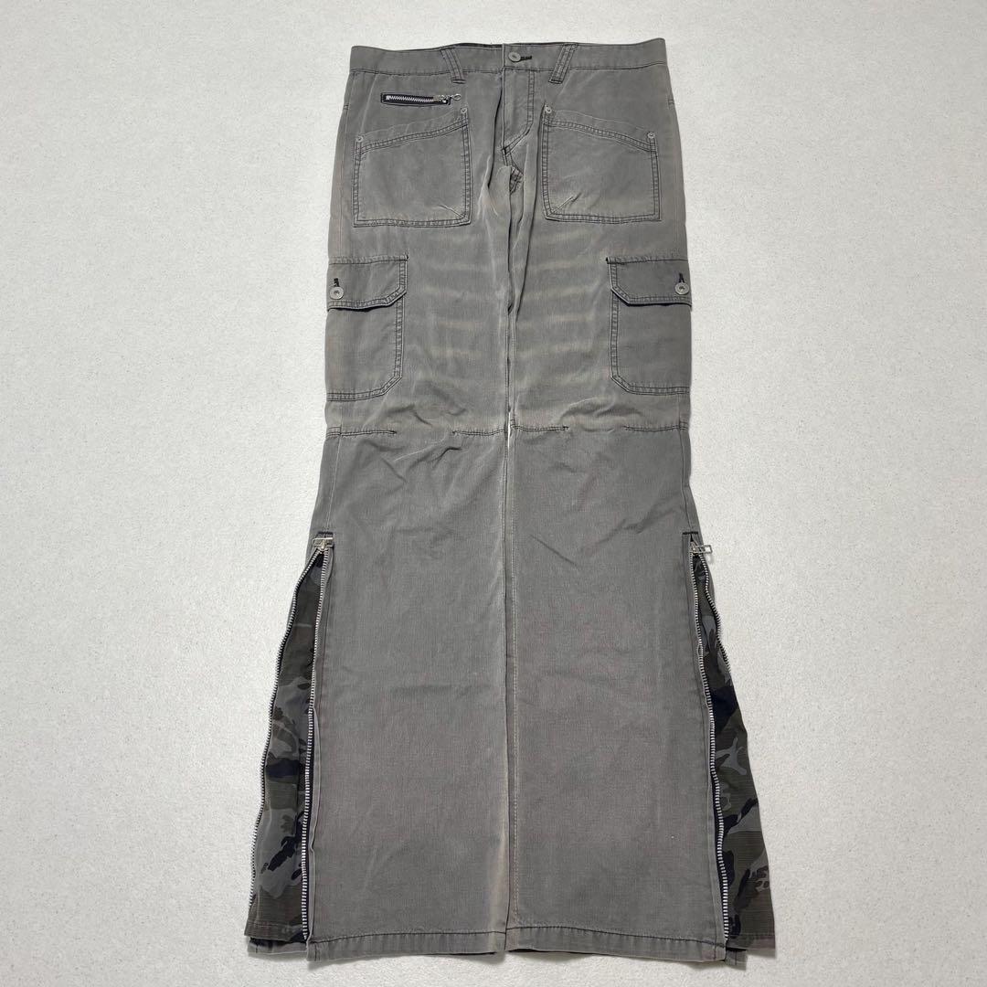 MORGAN flare grunge cargo pants Y2K 00s