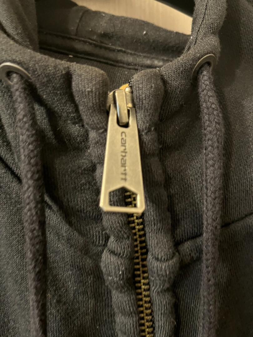 Carhartt フルジップ パーカー 黒 XXL