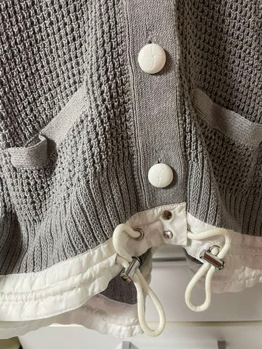 sacai luck サカイ ニットカーディガン グレー | contifarma.pe